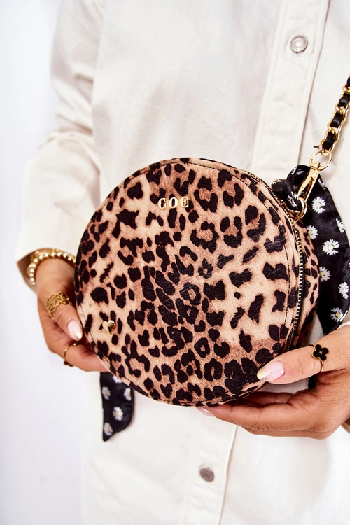 Damska Torebka Kuferek GOE ZNJ025 Brązowa