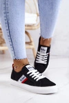 Tenisówki Trampki Lee Cooper LCW-22-31-0832L Czarne