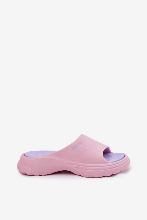 Piankowe Klapki Damskie Big Star RR274A587 Różowe