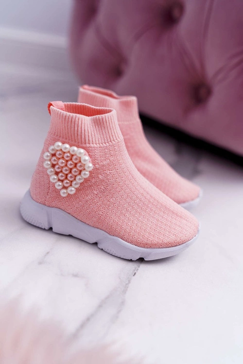 Dziecięce Obuwie Sportowe Wsuwane Różowe Sammy