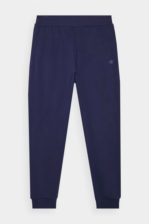 Męskie Spodnie Dresowe Joggery 4FWMM00TTROM0942-31S Granatowe