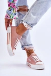 Damskie Trampki Na Platformie Lee Cooper LCW-23-31-1804L Różowe