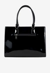 Lakierowana Torebka Z Tłoczonym Wzorem NOBO BAG6150-M20 Czarna