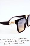 Damskie Okulary Przeciwsłoneczne Ombre V120026 Czarno-Złote