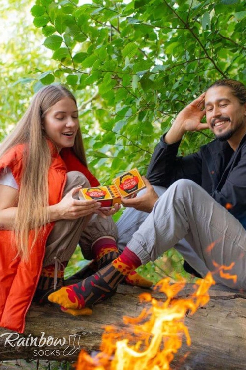 Skarpety MATCH BOX Zapałki 1 Para Rainbow Socks