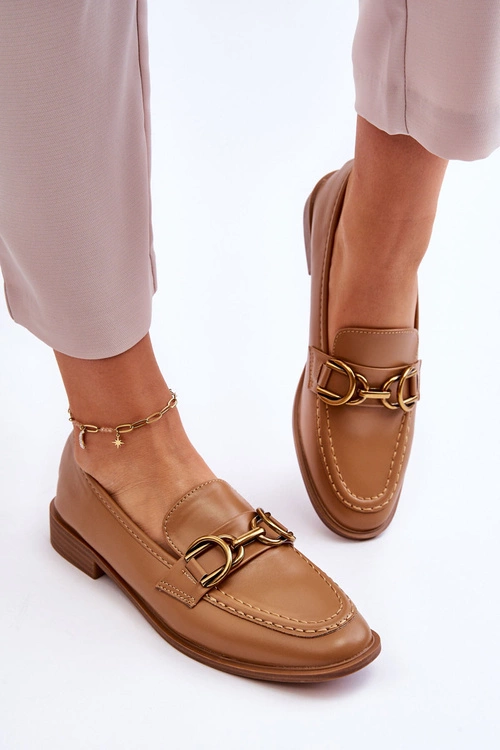 Klasyczne Mokasyny Damskie Brązowe Lorien