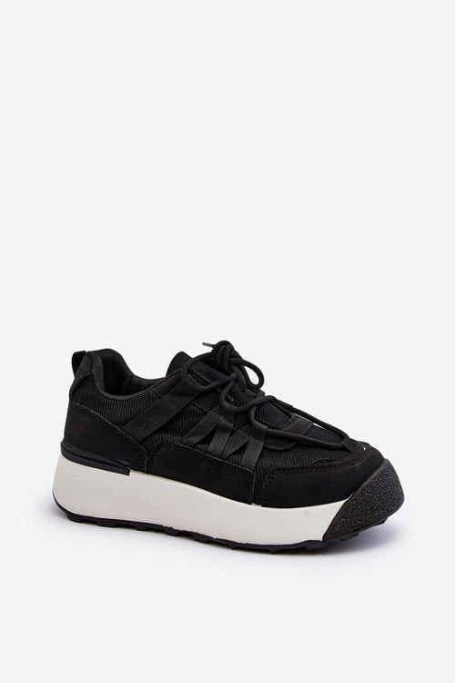 Damskie Buty Sportowe Sneakersy Czarne Phyrena