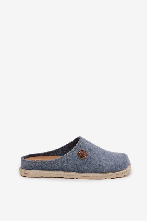 Obuwie Domowe Kapcie Damskie Inblu CS000047 Błękitne