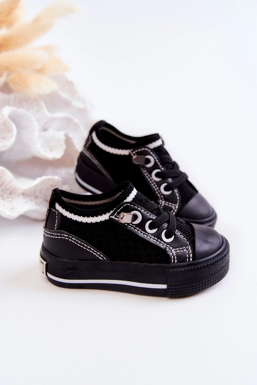 Dziecięce Wsuwane Trampki Big Star JJ374393 Czarne