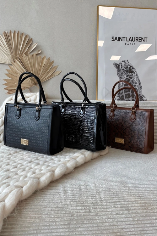 Torebka Zwierzęcy Wzór NOBO BAG6150-M17 Brązowa