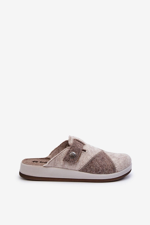 Kapcie Damskie Profilaktyczne Inblu CT000032 Beżowe