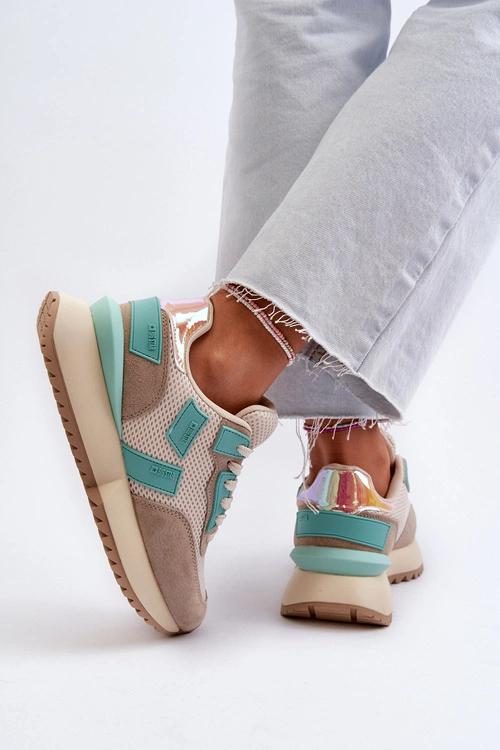 Sneakersy Damskie Big Star NN274973 Beżowe