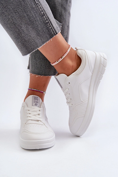 Damskie Sneakersy Memory Foam System Big Star NN274A483 Białe