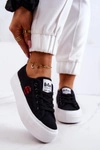 Tenisówki Na Platformie Lee Cooper LCW-22-31-0835L Czarne