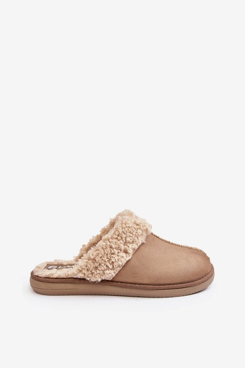 Ocieplane Kapcie Damskie Inblu EK000010 Beżowe