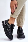 Damskie Sportowe Buty Big Star LL274443 Czarno-Szare