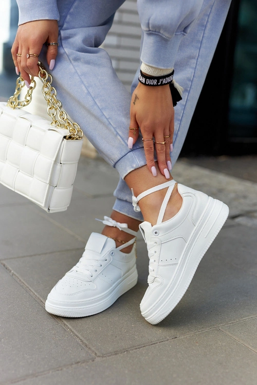 Sportowe Damskie Buty Białe New Haven