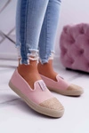 Espadryle Damskie Cross Jeans Różowe DD2R4048