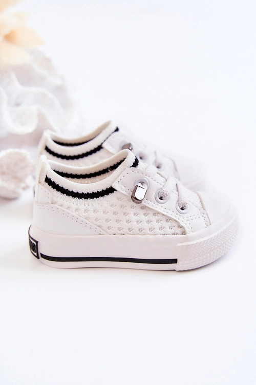 Dziecięce Wsuwane Trampki Big Star JJ374394 Białe