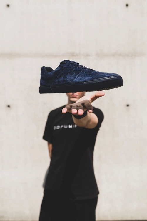 Trampki Męskie Big Star Zamszowe Granatowe EE174363