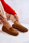 Damskie Zamszowe Mokasyny Big Star JJ274660 Camel