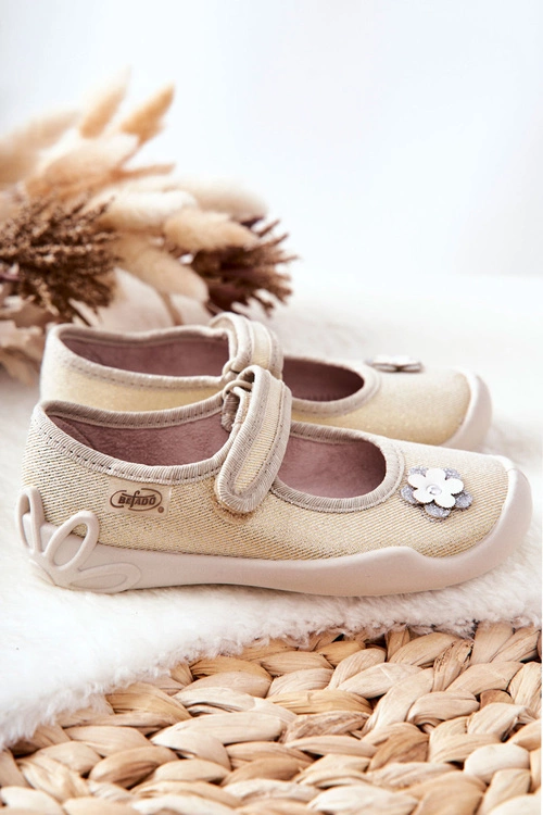 Baleriny Papcie Befado 114X288 Złote