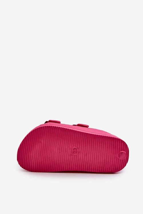 Klapki Dziecięce Lekkie Z Klamrami BIG STAR NN374540 Fuksja