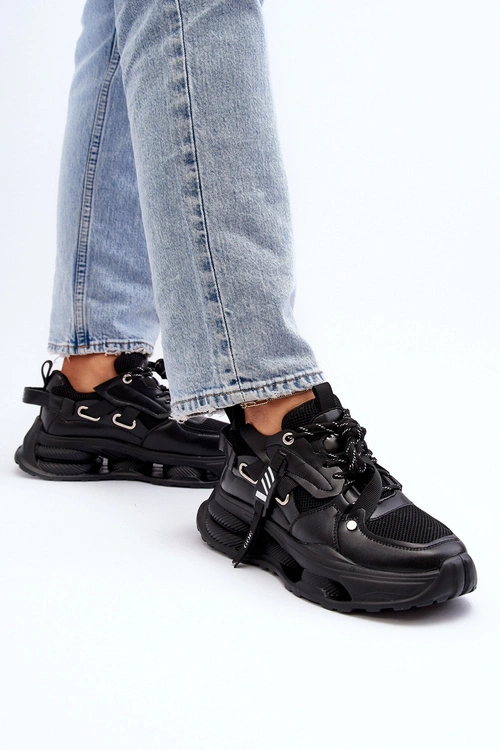 Sneakersy Damskie GOE NN2N4040 Czarne