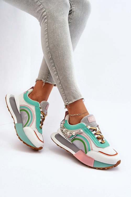 Sneakersy Damskie Z Ozdobą GOE NN2N4048 Multikolor