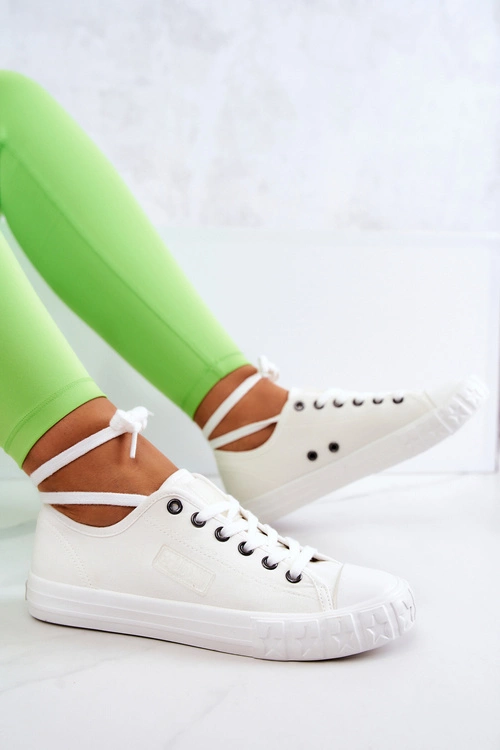 Klasyczne Damskie Trampki BIG STAR JJ274493 Białe