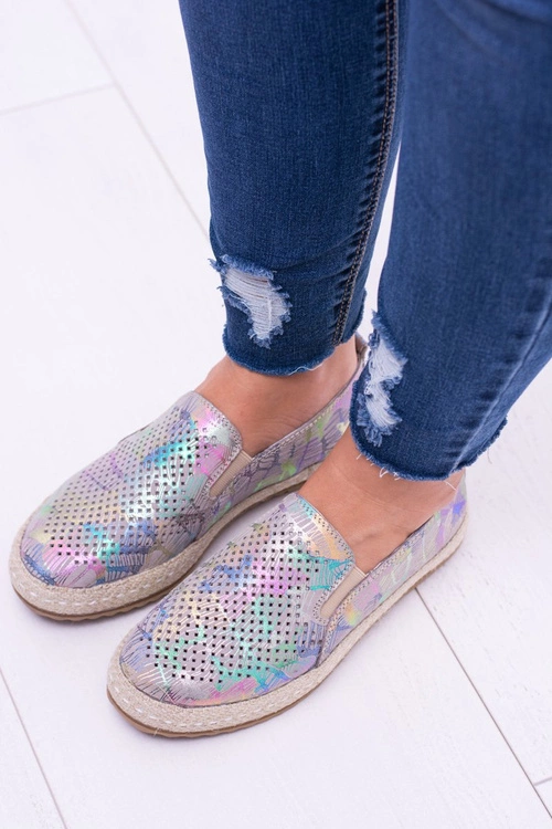 Damskie Skórzane Tenisówki Wsuwane Ingrid