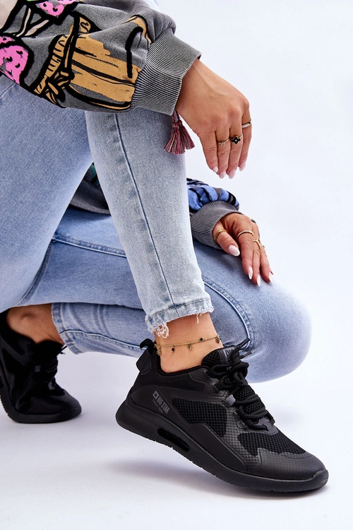 Damskie Buty Sportowe Sneakersy Big Star LL274372 Czarne