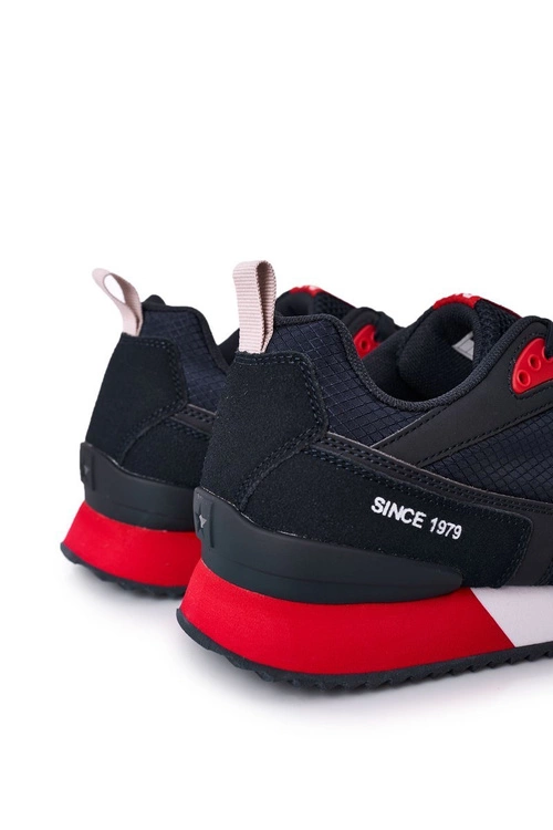 Męskie Sportowe Buty Memory Foam Big Star HH174240 Granatowe