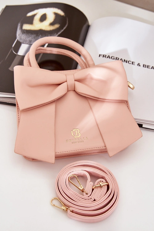 Mała Torebka Z Kokardą Różowa Nesehe