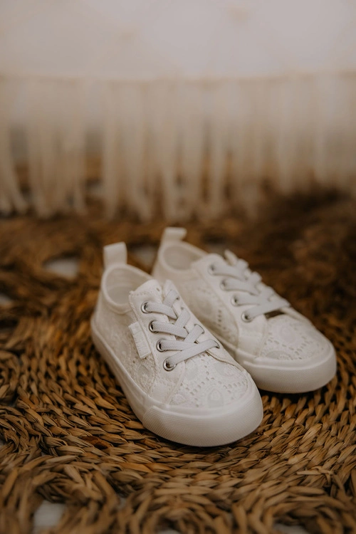 Trampki Ażurowe Big Star JJ374020 Białe