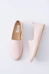 Różowe Pastelowe Baleriny Damskie Skóra Fresca