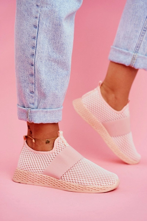 Damskie Sportowe Obuwie Wsuwane Lekkie Różowe La Fiesta