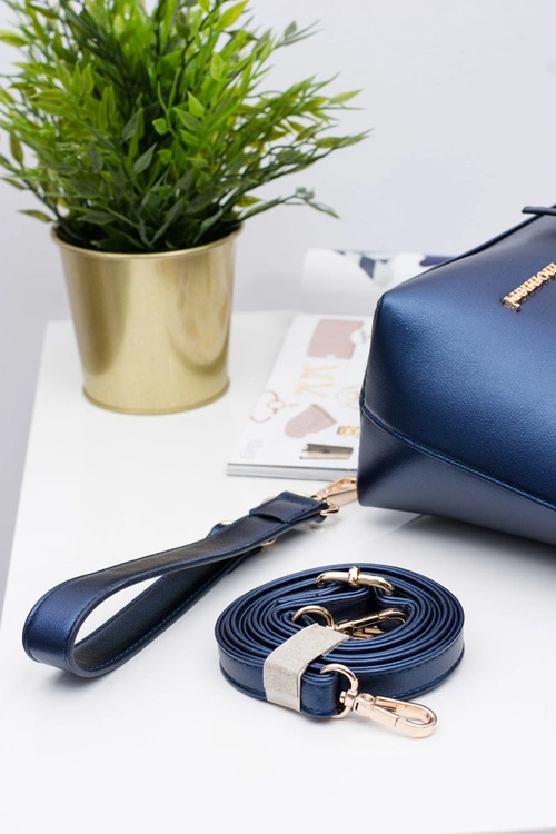 Monnari Granatowa Torebka Listonoszka