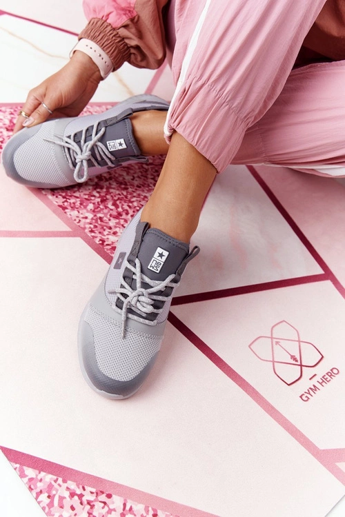 Damskie Sportowe Buty Comfort Foam Szare The Best