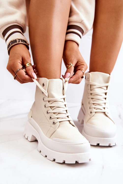 Trapery Wiązane Beżowe Faithfull