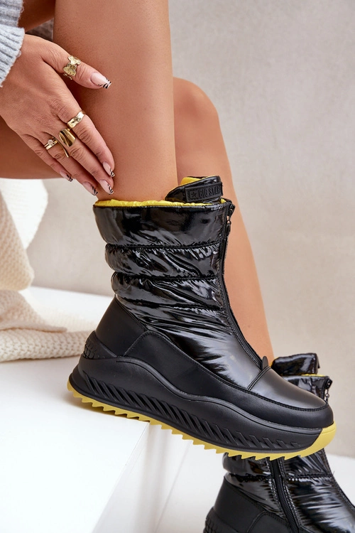 Śniegowce Damskie Big Star OO274A395 Czarne