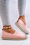 Espadryle Na Plecionej Podeszwie Big Star HH274496 Różowe