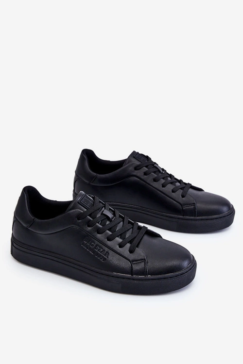 Męskie Buty Sportowe Memory Foam Big Star LL174194 Czarne