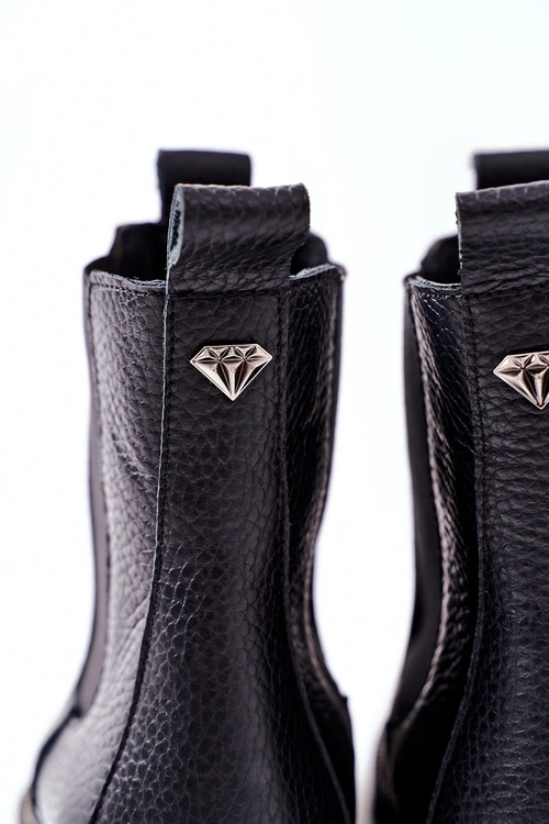 Botki Sztyblety Czarne Nicole 2672