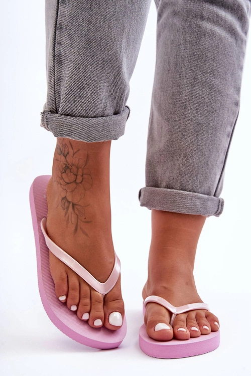 Damskie Japonki Klapki 4F 4FSS23FFLIF064-56S Różowe