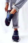 Sportowe Buty Big Star GG274A055 Granatowo-Czerwone