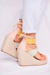 Sandałki Damskie Na Koturnie espadrylu kolorowe Beautiful One