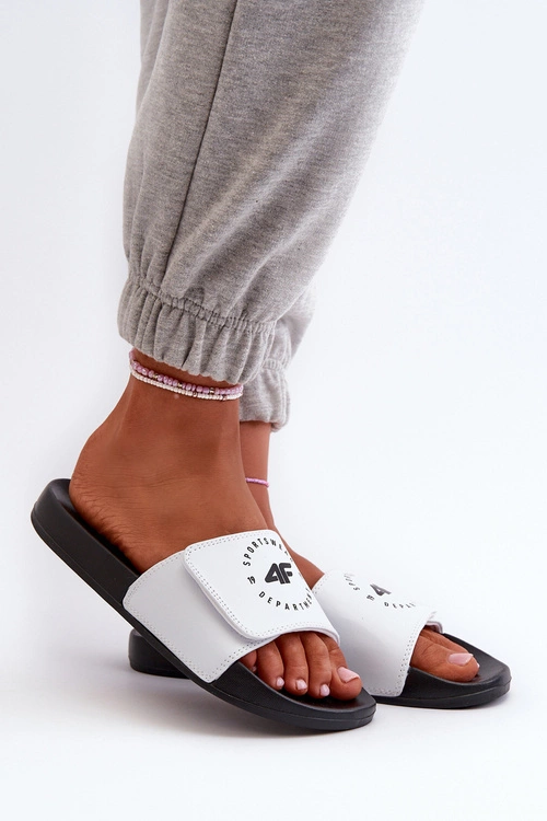 Dziecięce Klapki 4FJMM00FFLIF042-10S Biało-Czarne