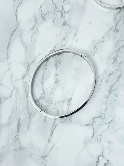 Damska Bransoleta Stalowa Z Grawerowanym Wzorem Miss