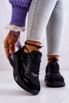 Damskie Sportowe Buty Sneakersy Czarne Spencer